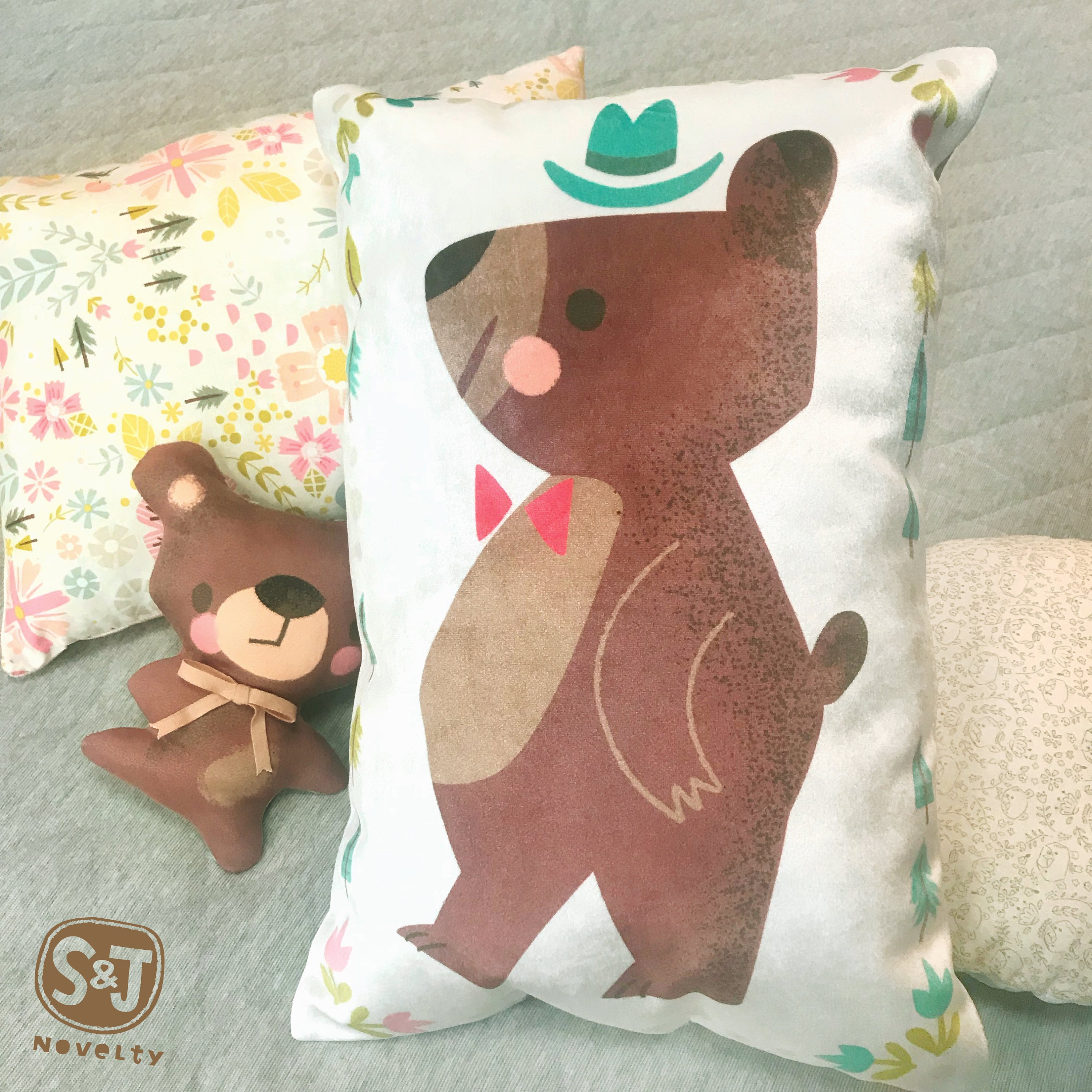 papa bear pillow