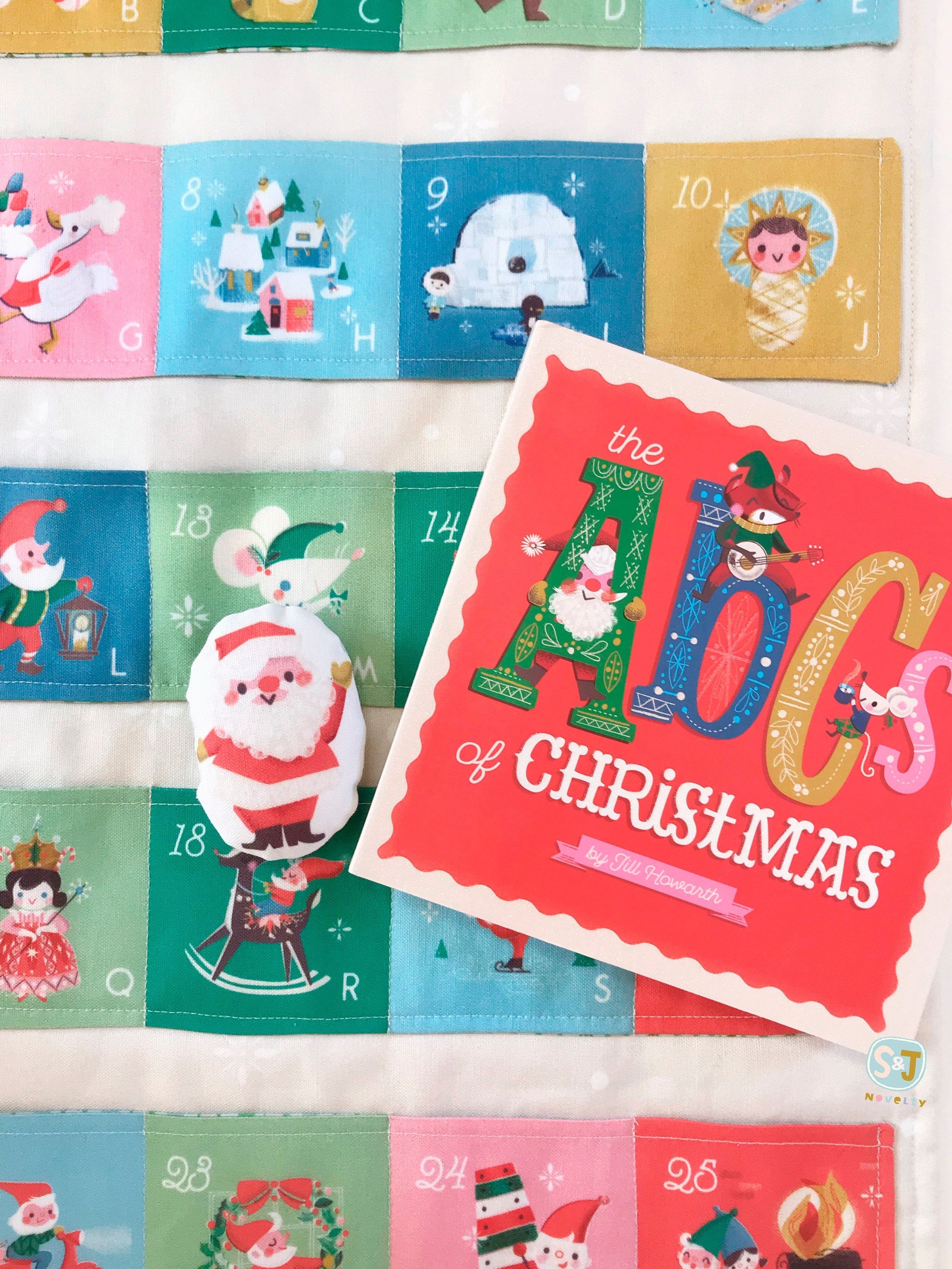 Hanging Pocket ABC’s of Christmas Advent Calendar S & J Novelty