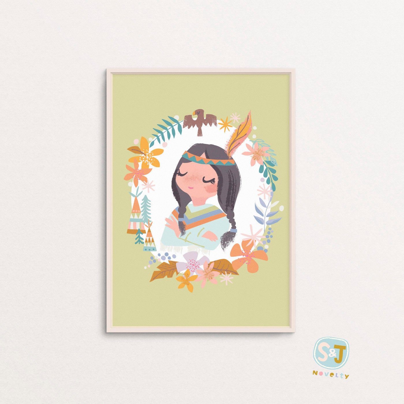 Tiger Lily Neverland Art Print S & J Novelty